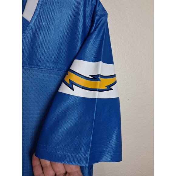 NWT NFL Pro Line Los Angeles Chargers Jersey Blank Women's Size Medium Blue - Picture 3 of 12